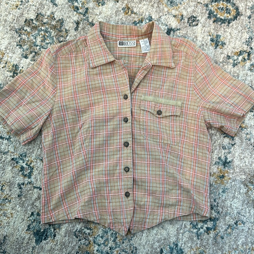 Vintage Russ Cropped Shirt